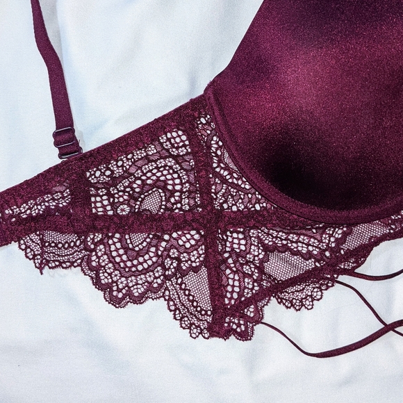 Lace & Ribbon Underwire Bra - Picture 4 of 7
